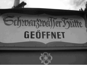 Wanderung Ifen - Schwarzwasserh�tte